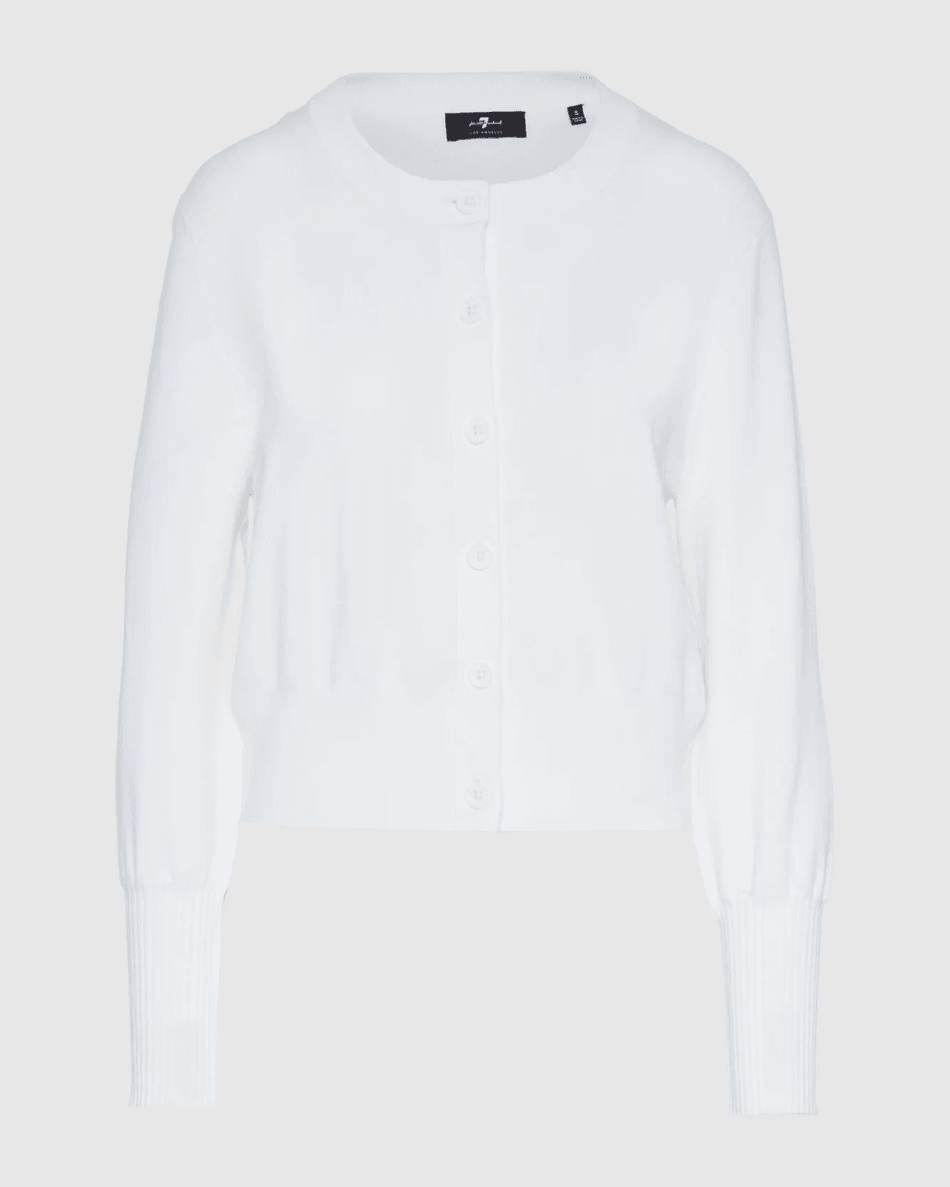 7 For All Mankind Rebrasti Kardigan U Boji Off White